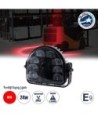 GloboStar® 85423 E9 Mark Forklift Safety Lights - Φώτα Προειδοποίησης & Διαγράμμισης Ασφαλείας για Περονοφόρα - Κλάρκ LED 24W DC 9-80V Αδιάβροχο IP67 Κόκκινο Μ14 x Π14.5 x Υ6cm